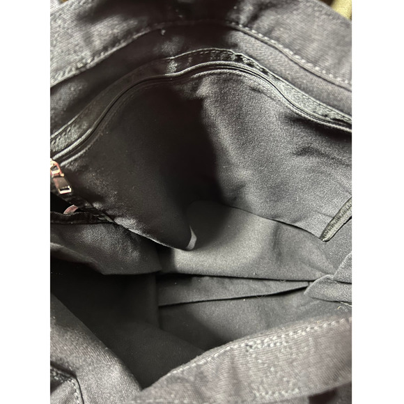 Most Wanted USA Black Cotton Canvas Love Is Love Tote Bag - Picture 5 of 5